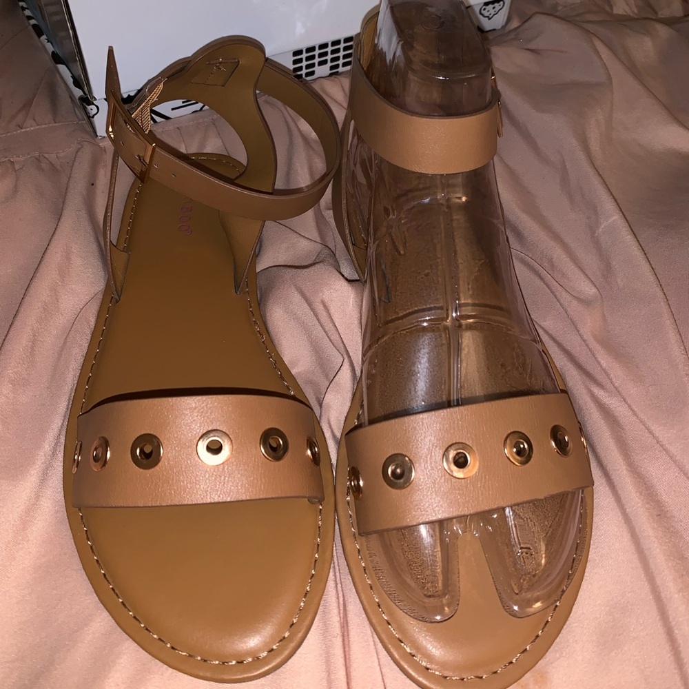 Tan sandals